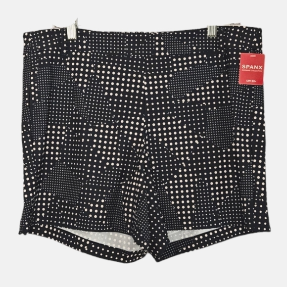 SPANX Sunshine Shorts 6" pull on waist UPF 50 navy Size XL - Picture 5 of 13